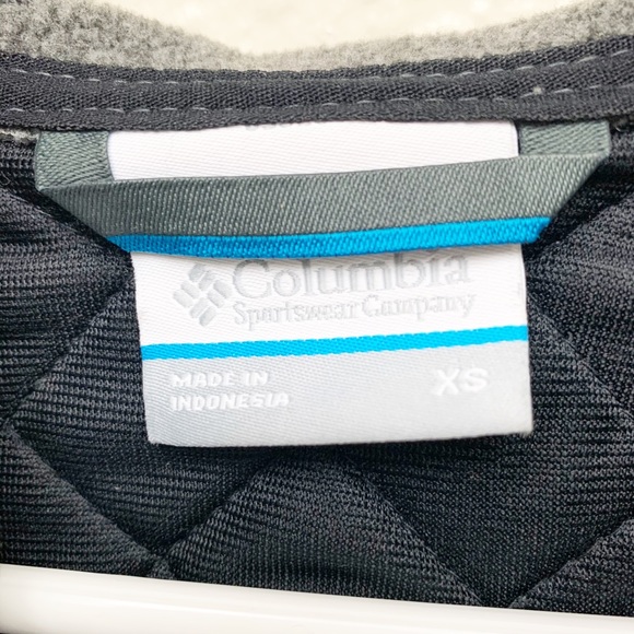 Columbia fleece lined grey hoodie zip up sweater - Picture 3 of 4